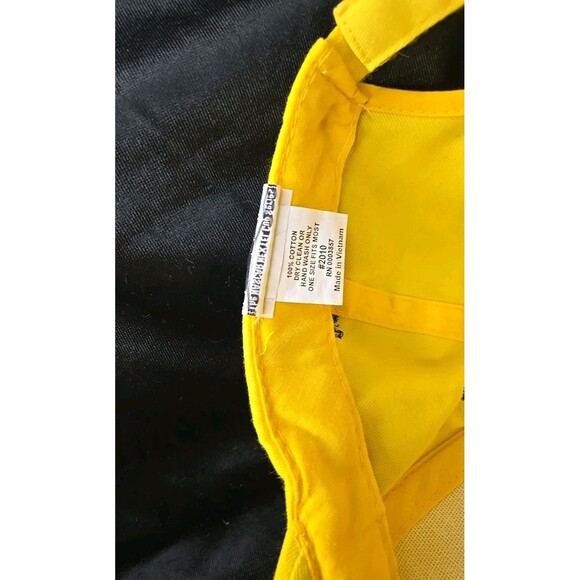 NASCAR Nextel Cup Series Hat Yellow Sprint 2007 Flames Strapback Adjustable Cap - Picture 8 of 8